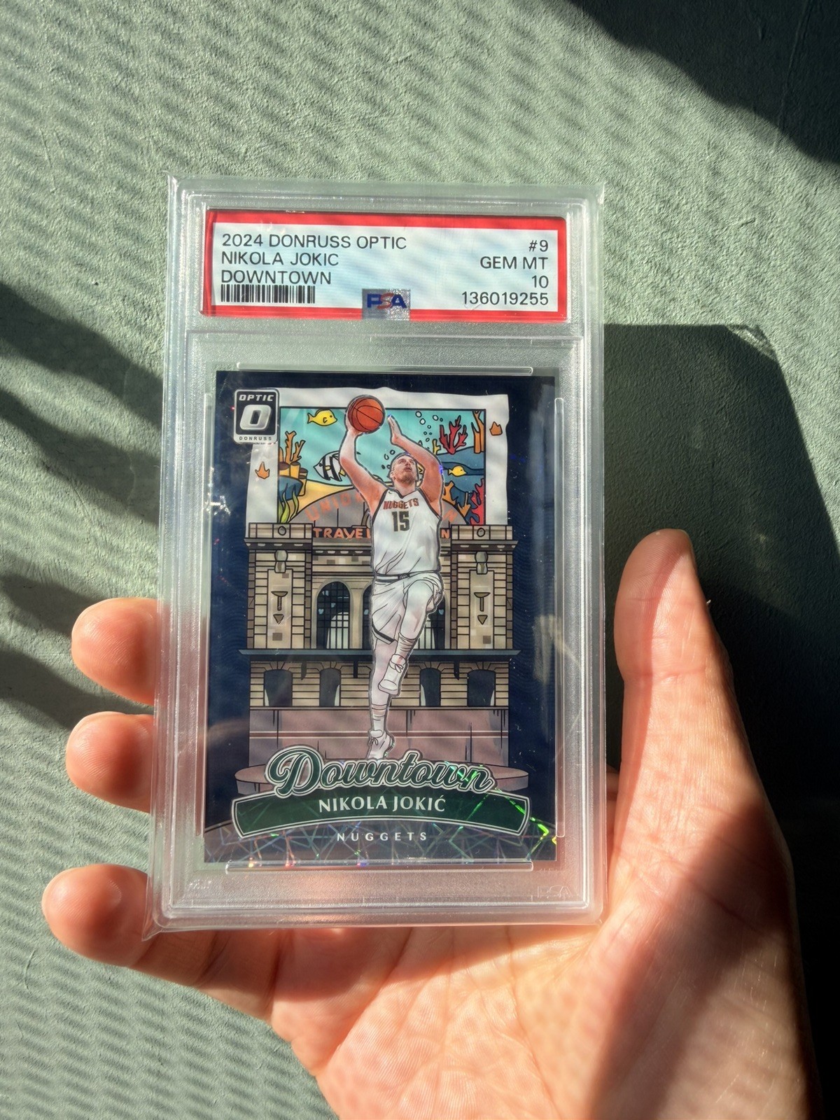 2024-25 Panini Donruss Optic Nikola Jokic #9 Downtown Nuggets Case Hit SSP