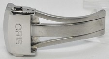 Oris Fibbia per orologio in acciaio inox 18 mm chiusura pieghevole 07321840