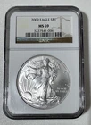 2009 AMERICAN SILVER EAGLE NGC MS 69