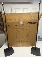 Bose Acoustimass 10 Series V Home Theater with 2 speaker stands. 