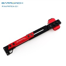 Barrowch Adjustable Aluminum GPU Support Bracket Graphics Card-Mate Red