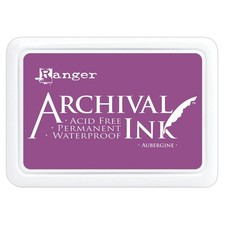 RANGER INDUSTRIES Archival Aubergine Ink pad, One Size, Purple,Ink  Pads