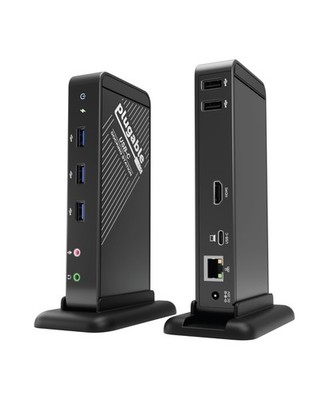 Plugable USB-C Dock with 4K HDMI and 60W Charging, Compatible with Thunderbol...