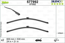 2x Balai d'essuie-glace avant plat 577992 VALEO pour MERCEDES-BENZ GLB EQB