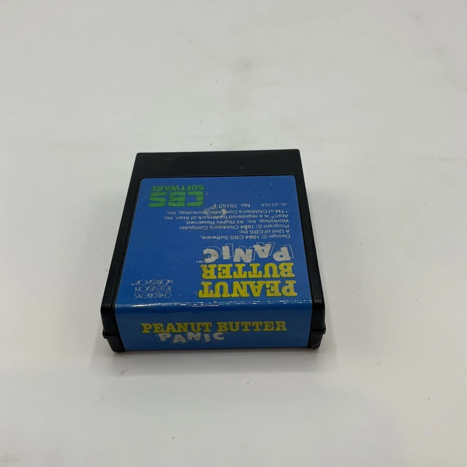 PEANUT BUTTER PANIC (Atari 400/800/XL/XE, 1984) CBS Cartridge ONLY Used - Image 3 of 3