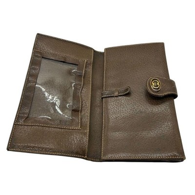 OLD GUCCI GGスプリーム PVC 折り財布 9210 Authentic Gucci Vintage Wallet Sherry Bifold Long Purse GG Supreme