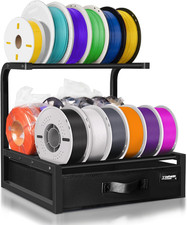 3D Drucker Filament Aufbewahrungsregal mit Stoffschublade für Bambu Lab A1/P2S, Flashfo