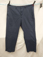 Haggar Classic Fit Cool Right Performance Flex Blue Dress Pants Size 42x30