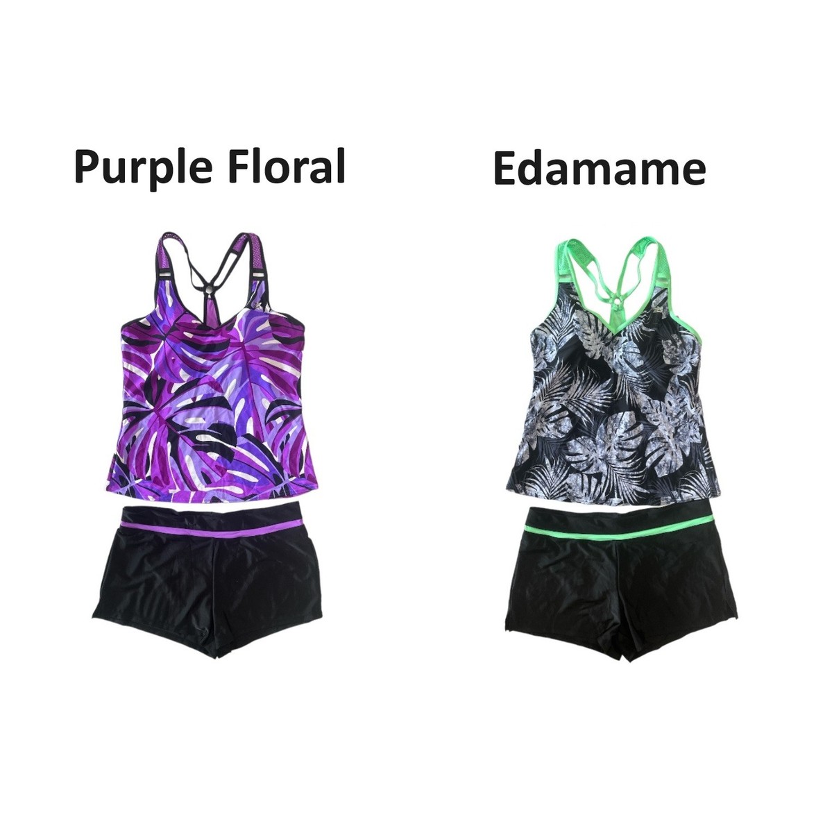 ZeroXposur Women's O-Ring Action Tankini & Short Swimsuit