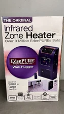 NIB EdenPURE Wall Hugger Infrared Zone Heater W/ Remote