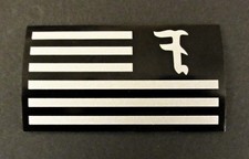 FORWARD OBSERVATIONS GROUP IR REFLECTIVE FOG "F" LOGO REVERSE US FLAG PATCH NEW