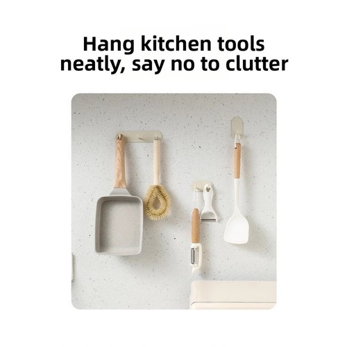 Wytrzymałe żelazne haczyki ścienne Lepki tył Nie wymaga wiercenia w łazience - Zdjęcie 11 z 24