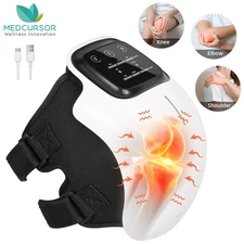 Electric Heating Massage Knee Pad Wireless Heated Knee Massager Temperature Hot 
