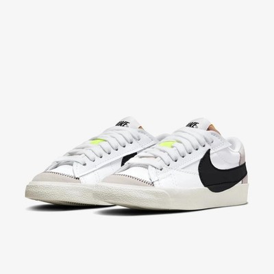 Nike Blazer Low 77 Jumbo Mens Size 8.5 White Black Shoes DN2158-101 NEW