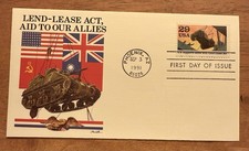 First Day Cover Scott s #2559c Lend Lease Act Phoenix 1991
