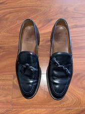Allen Edmonds Black Grayson 11 D Mans Slip on Tassel Shoe Made In the USA 