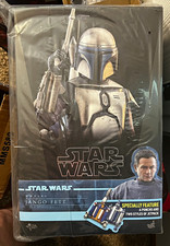 Hot Toys Star Wars Jango Fett 1 6 Collectible Figure MMS589 Attack of Clones