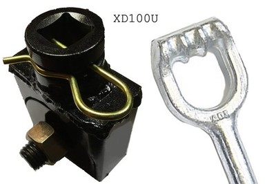Anchor cranker cowbell 1'' drive adapter impact capable