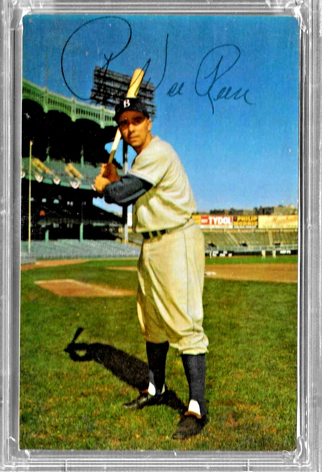 Postal de béisbol 55 Dormand 1953 #127 Hof Pee Wee Reese PSA 5 Low Pop Dodgers Foto 3 de 4