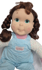 Vtg 1986 Kid Sister Playskool My Buddy Doll Red Hair Green Eyes Freckles Dimples