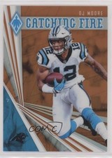 2019 Panini Phoenix Catching Fire Orange 13/99 DJ Moore #26 0q3