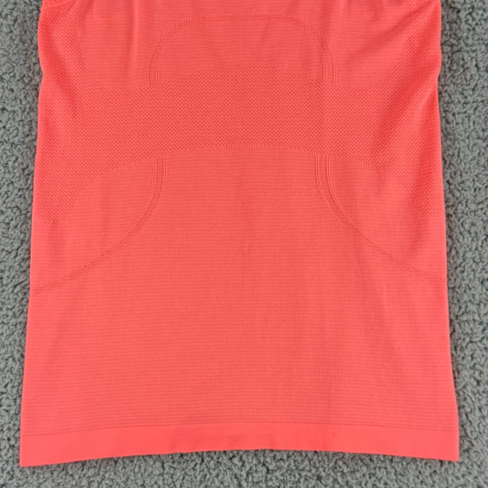 Lululemon Swiftly Tech Tank Top Womens Size 10 Pink Orange Racerback Stretch Gym - Image 3 of 4