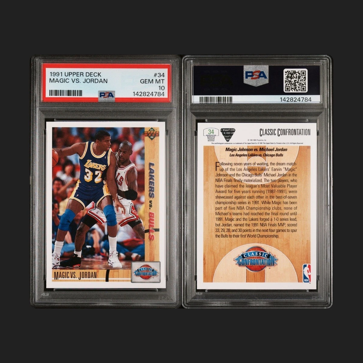 Magic Johnson Professional Sports Authenticator (PSA) Basketball
