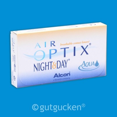 Air Optix Night & Day Aqua 2 x 6 sphärische Kontaktlinsen Monatslinsen von Alcon