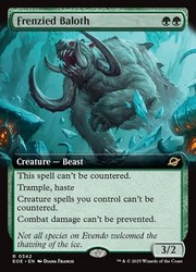 Frenzied Baloth (Extended Art) #342 Foil - Edge of Eternities MTG