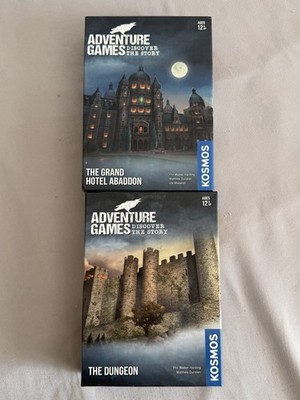 Kosmos Adventure Games Board Game Lot The Dungeon And Grand Hotel Abaddon
