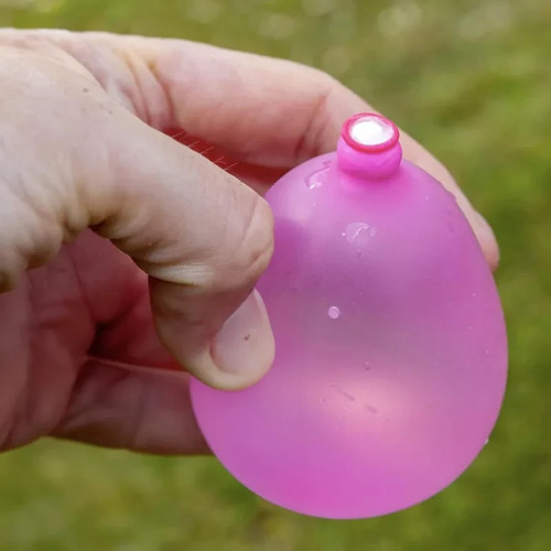 600x Self-Sealing Water Balloons with Filler Nozzle - 6 Bags of 100 -Multicolour - Picture 4 of 6