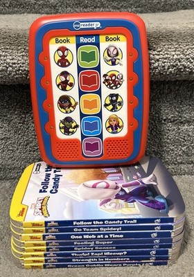 Disney Jr. Story Reader Me Reader Lot Of 8 Books Spidey Amazing Friends E-Reader
