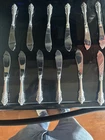 WALLACE GRAND BAROQUE STERLING SILVER HH MASTER BUTTER KNIFE  6 3/4” NO MONO
