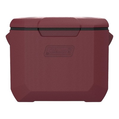 Wheeled Cooler 60qt Ice Retention Leak Resistant Cranberry Coleman 2228698 Holds