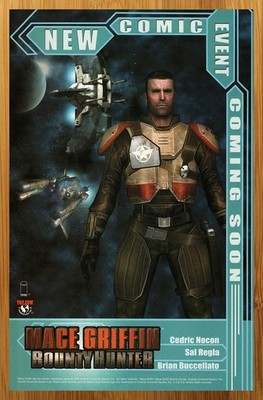 2003 Top Cow Comics Mace Griffin Bounty Hunter Print Ad/Poster Sci-Fi Promo Art