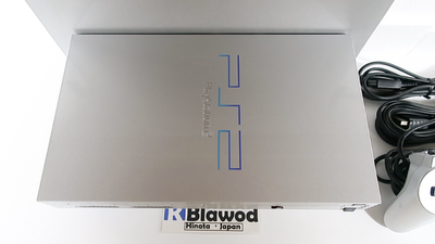 Playstation 2 PS2 Console System SCPH-39000 S Silver W/Box NTSC-J