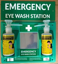 Maasters Eye Wash Station Portable Emergency Eye Wash Kit, Wall Mounted
