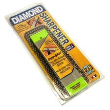 EZE-LAP Double Sided Diamond Stone DD6SF/M Super Fine 1200 Medium 400 NOB