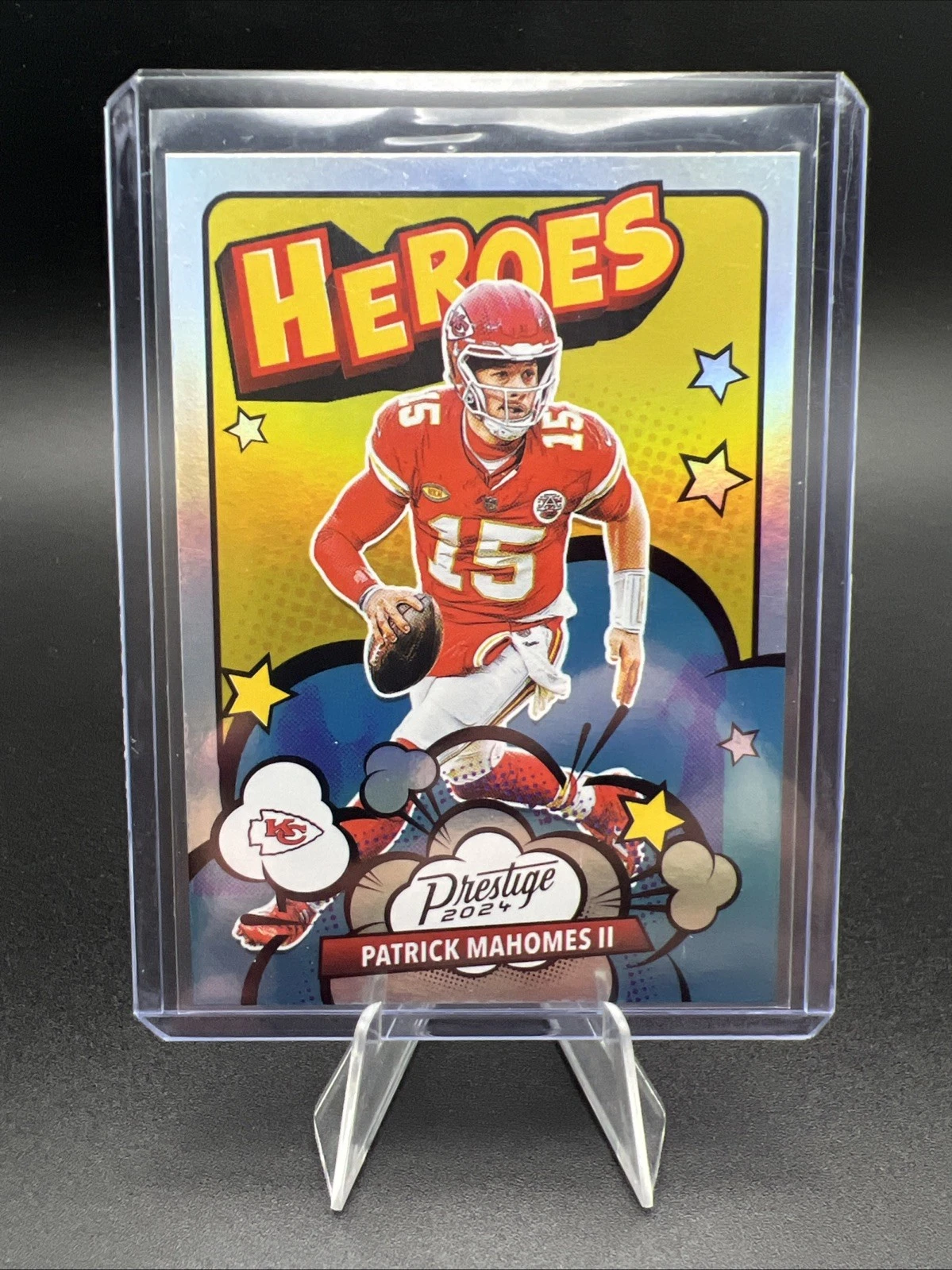 Patrick Mahomes trading card
