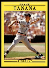 1991 Fleer Frank Tanana Detroit Tigers #354A
