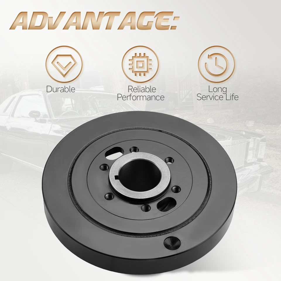 For For Dodge B150 B2500 B3500 Chrysler Fifth Avenue Harmonic Balancer 81-94 Foto 4 de 4