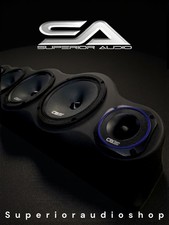 Universal Speaker Panel 4x6.5 2xtweeters Roof Rack Includes Speakers Black