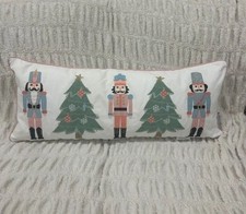 Pink Christmas Nutcracker Pillow