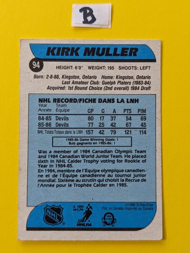 1986-87 O-Pee-Chee NHL Hockey Cards OPC U-Pick 1 - 126 Complete your Set. - Picture 285 of 371