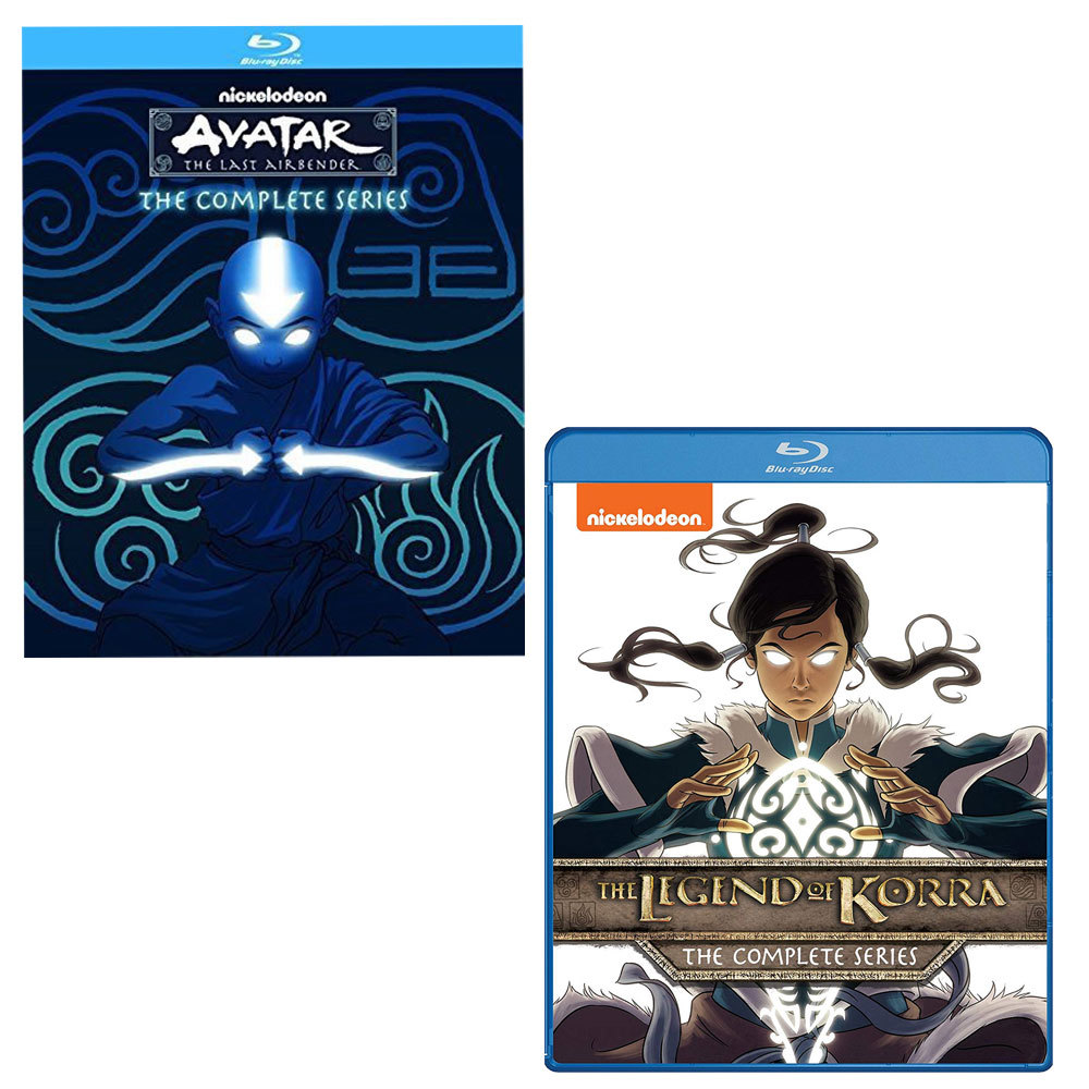 Avatar The Last Airbender 1, 2, Legend of Korra Book 1, 2,