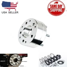 2PC 6X5.5 TO 5X5.5 CONVERSION ADAPTERS 6LUG TO 5LUG 2" HUMMER GMC CHEVY CADILLAC