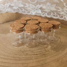 Set 12 Provette in Vetro - Bomboniere Compleanno, Battesimo, Nascita, Laurea