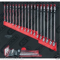 KS Tools SCS RingmaulschlüSsel-Satz, 27-Tlg. In 2/3 Systemeinlage 712.0027