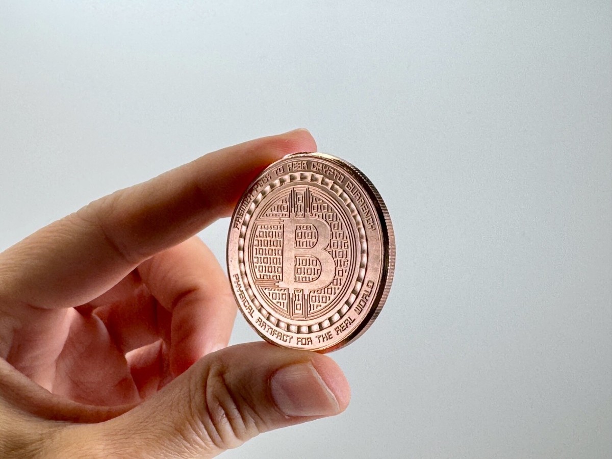 Uncertified Copper Bullion 1 Oz - Bitcoin Guardian Design (999 Fine Copper)  Copper Round