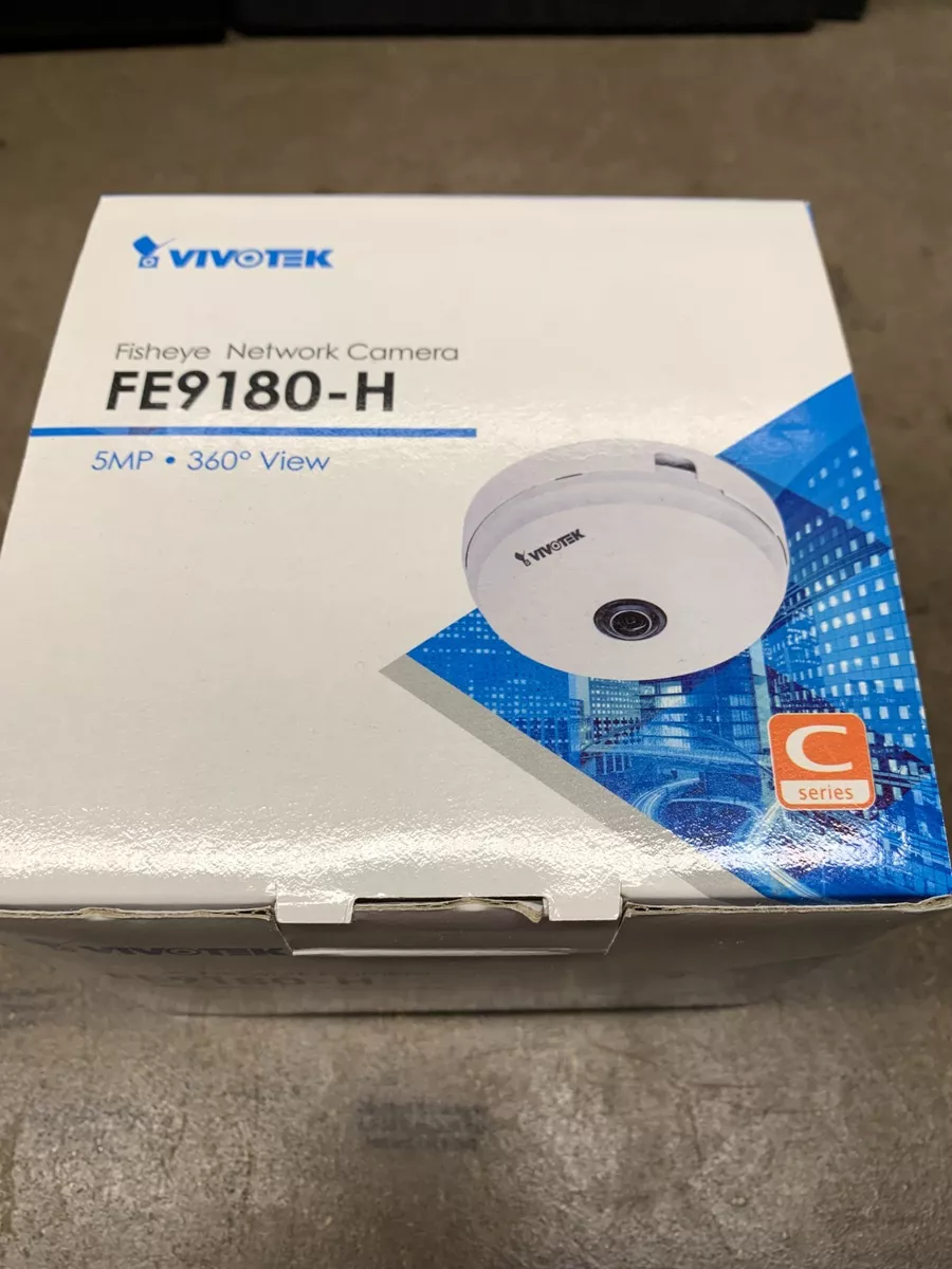 NEW Vivotek FE9180-H 5MP 360° Compact Indoor Fisheye Dome Network